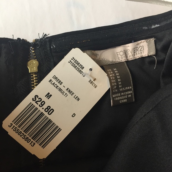 NWT Forever 21 Disco Doll Strapless Dress - Picture 6 of 8